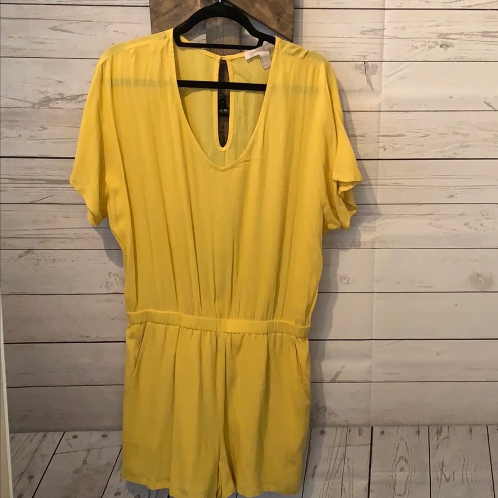 Mustard Yellow Romper